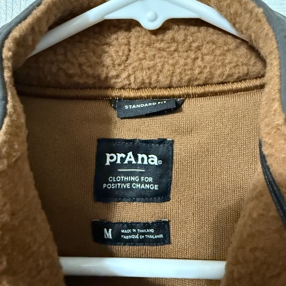 Prana NWT embroidered Hurricane Full Zip Fleece Jacket Medium - Picture 8 of 10